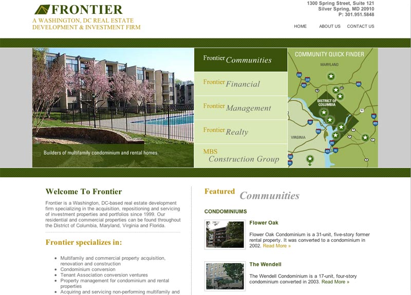 Frontier Finance Corporate Site