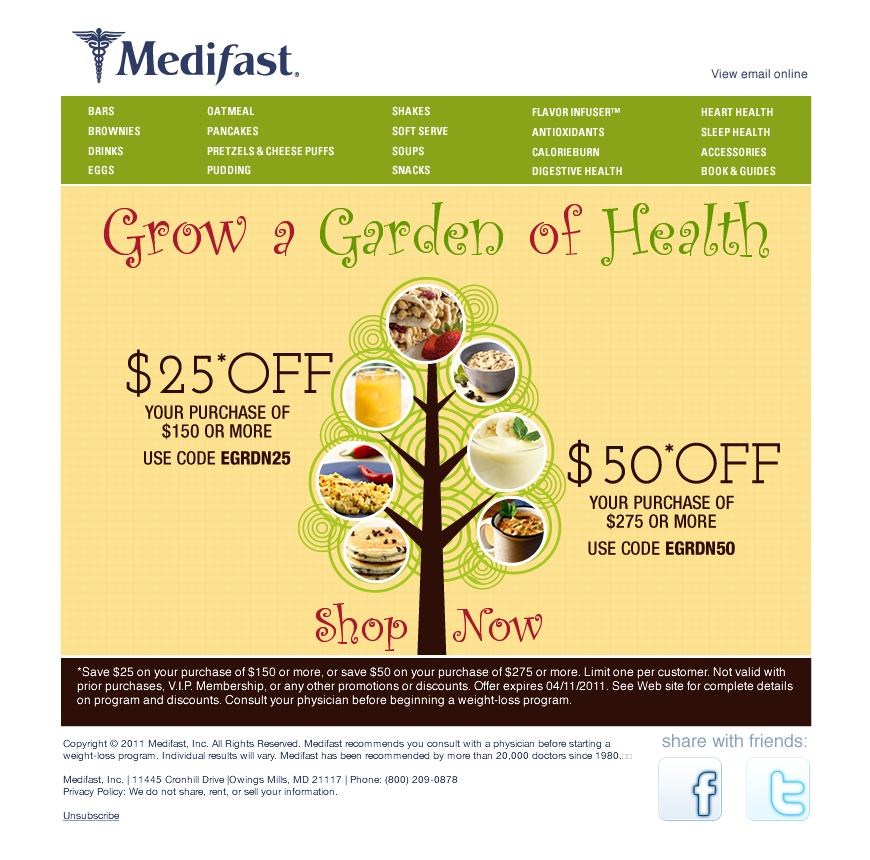 Garden of Health Email