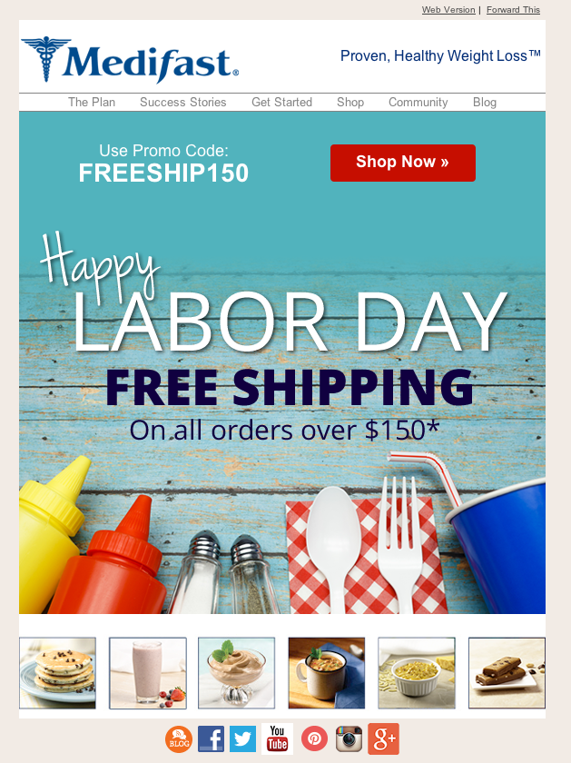 Labor Day Promotion Email